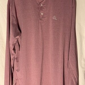 Men's Maroon Long Sleeve Shirt